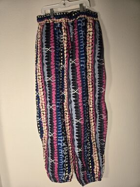 Men's Multicolor Stripe Track Joggers